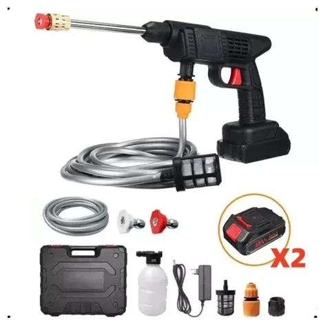 Lavadora de Alta Presión Portátil Inalámbrica con Pulverizador