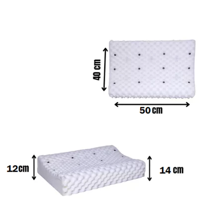Kit 2 Travesseiro Cervical Magnético Nuvello MagnetCare™