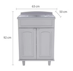 Gabinete para Banheiro Nuvello AquaMax™ 63 cm