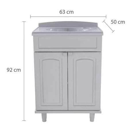 Gabinete para Banheiro Nuvello AquaMax™ 63 cm