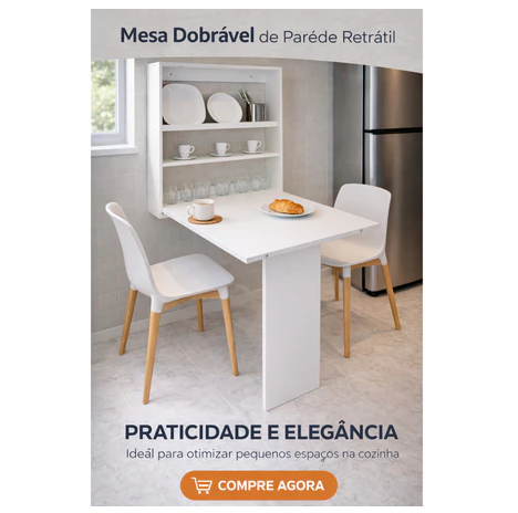 Mesa Dobrável de Parede Nuvello SpaceFold™