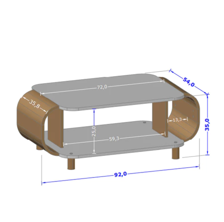Mesa de Centro Nuvello Floripa™