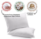 Kit 4 Travesseiros Impermeáveis Nuvello CottonShield™