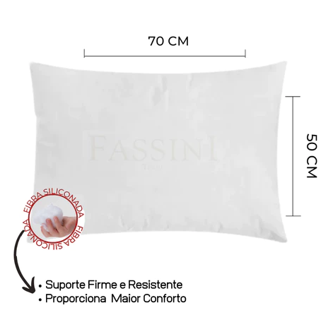 Kit 4 Travesseiros Impermeáveis Nuvello CottonShield™