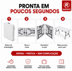 Mesa Dobrável Maleta Nuvello™ 1,80m