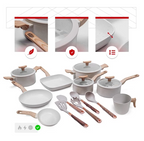Conjunto de Panelas Premium Nuvello MarbleChef™
