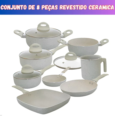 Jogo de Panelas Cerâmicas Nuvello Ibiza Prime™