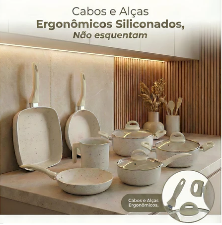 Jogo de Panelas Cerâmicas Nuvello Ibiza Prime™