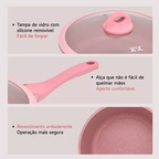 Conjunto de Panelas Nuvello Granite Pro™ – 14 Peças